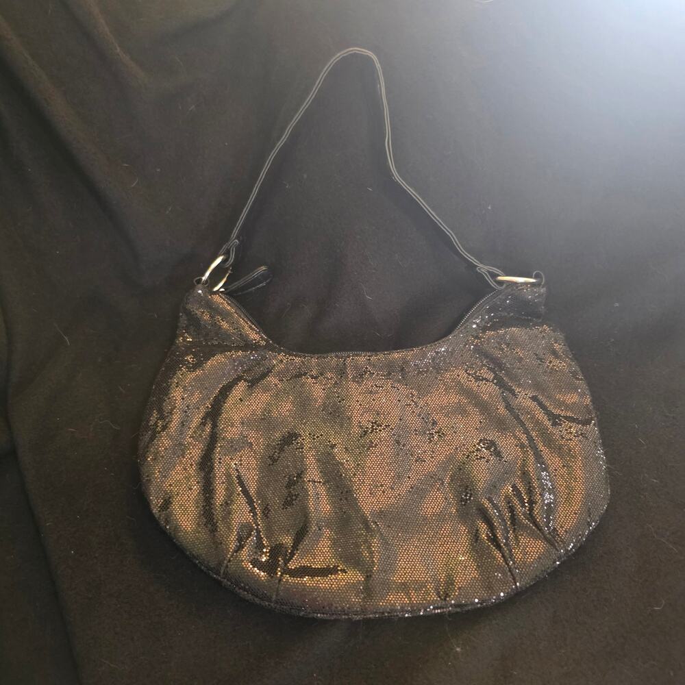 Black Shimmer New Small Handbag